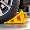 Wheel Chock for Vehicle Parking – Portable ABS Tire Stop