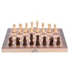 3in1 Portable Wooden Chessboard Folding Board Chess Game For Party