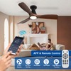 DLLT 42-Inch Ceiling Fans with Lights: Flush Mount Ceiling Fan