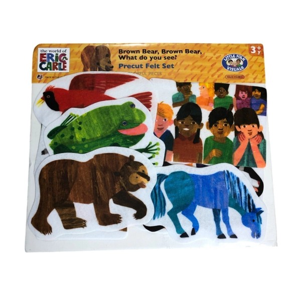 Little Folk Visuals Felt Set World Of Eric Carle Brown