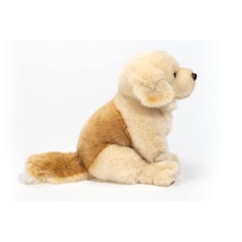 Teddy Hermann 91955 Dog Golden Retriever 9,8"/25 cm, Sitting, Soft Toy, Plush Toy