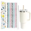UWAYEXRA 40oz Replacement Straws 8 Pack | Tumbler Leopard Straws,