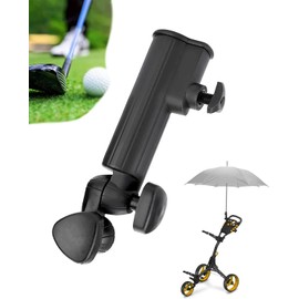 Jadeshay Golf Trolley Umbrella Holder,Golf Cart Umbrella Stand Universal Adjustable Umbrella Holder Plastic Golf Cart Umbrella Holder Golf Trolley Stand for Powakaddy Motocaddy Universal