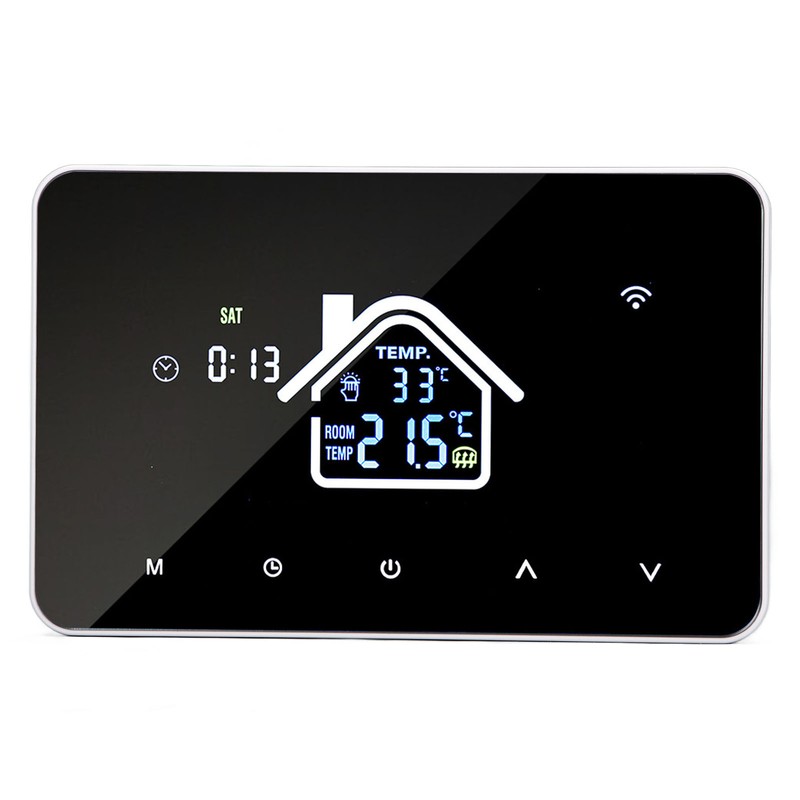 Floor Heating Thermostat 16A 4.3 Inch Touch Screen High Accuracy