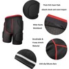 Topeter Snowboarding Impact Shorts, Padded Hip Protection, Compression Pants for
