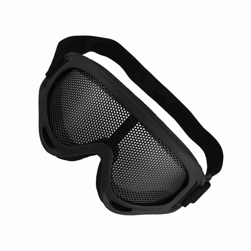 X400 Tactics Mesh Goggles Steel Lenses Sunglass Outdoor Paintball Eyewear
