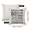 36th Birthday Gift Decoration Throw Pillow Cover Gifts for 36