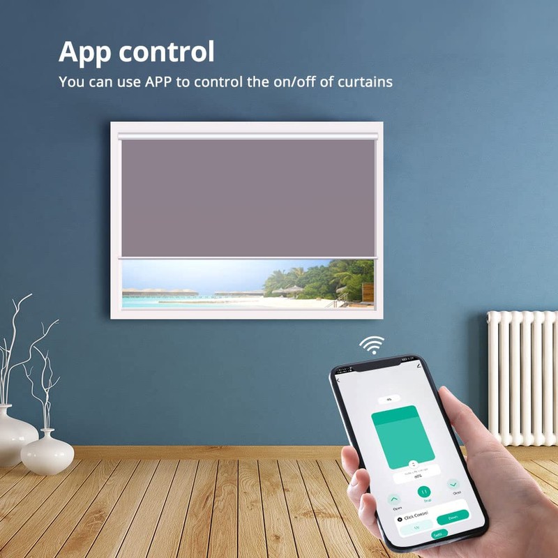 Blindsmart Rechargeable Tuya Zigbee Roller Blinds Motor for 38mm Tube,