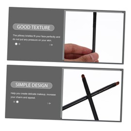 Minkissy 54 Pcs Concealer Brush Set Flat Makeup Brush under Eye Eyeliner Eye Makeup