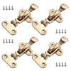 NovelBee 4pcs Boat Anti-Rattle Latch with Screws,Stainless Steel Lockable Hold