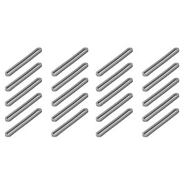 MULTIBROS 20 x Rubber Tension Rings for Tent & Awning - Durable Square Rubber Rings | Perfect for Tent Tension & Secure Hold | 130 x 5 x 5 mm