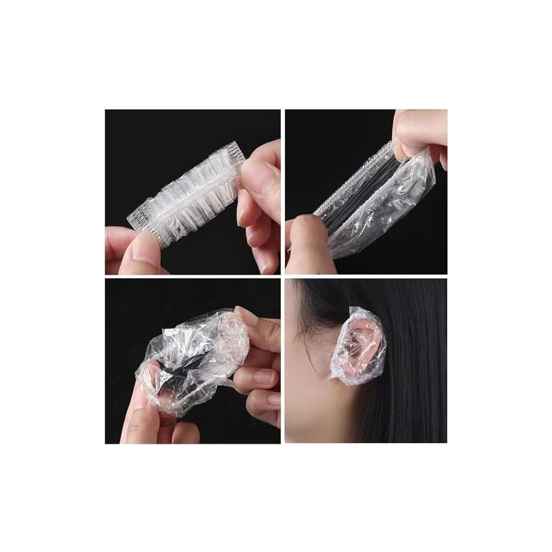 Tapas impermeables para los oídos, 100 Protectores auditivos desechables, Protectores