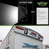 Leisure LED RV Exterior Flood Porch Utility Light - Black