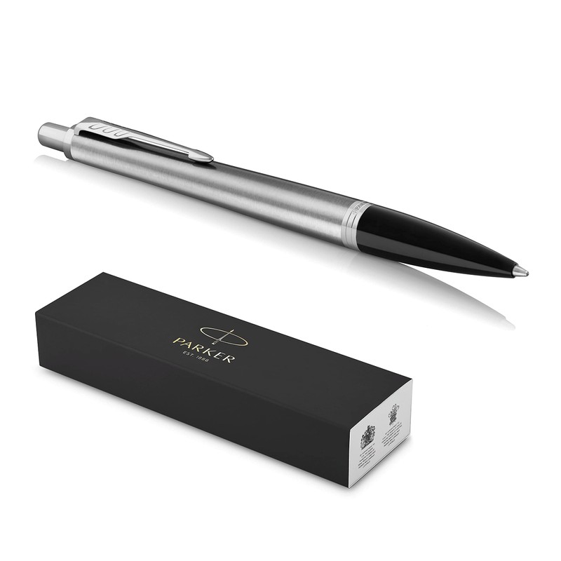 Parker Urban Premium Ballpoint Pen - Brushed Metal Metro Metallic