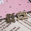 Wixine 20Pcs Singer Sewing Machine Charms Antique Silver Tone 22