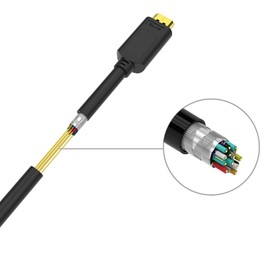 Hdsupply x HC110 020 HDMI to VGA Cable 2 m Gold-Plated 1080P Black