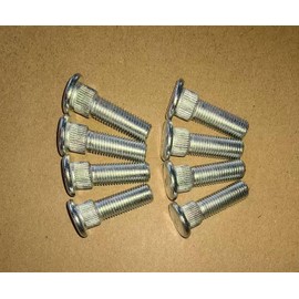 QINGE RACING Front Wheel Studs 90103-HN8-300 Replacement for 2014-2024 Honda TRX420FA TRX420FE FM TM TE, 14-19 TRX500FE FM, 20-24 TRX520 & 06-16 TRX680; 03-05 TRX650 ATV Rear Stud