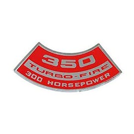 Eckler's 1969-1970 Corvette Air Cleaner Decal 350ci/300hp 25-122395-1