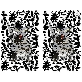 Tactical Penguin German Flecktarn Stencils! A 2 Pack of 7x11" High Bake - High Heat - High Temp Vinyl Sheets for Cerakote, Gunkote, & Duracoat Spray Paint & Airbrush DIY Coating Project