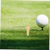 BESPORTBLE 50pcs Bamboo Golf Tees Golf Holders Performance Lightweight and