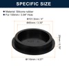 sourcing map 1 Pcs Black Plug Holes, Waterproof Rubber Button