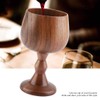 VIFERR Wooden Goblet Vintage Wooden Wine Goblet First Class Natural
