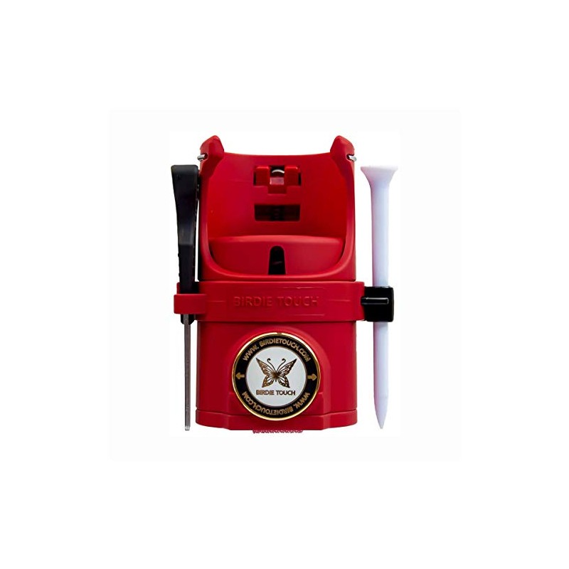 Golf Round Holder - All Round Essential Items (Red)