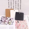 NIHENHAO 100Pcs/ Brooches Display Card Blank Kraft Paper-Tag Jewelry Packaging