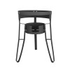 CONCORD 30" Powder Coated Steel Comal Stand with Adjustable Burner