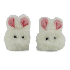 Emily Rose 18 Inch Doll Clothes Fluffy Bunny Slippers Accessory | Compatible with 18" American Girl Dolls | USA Business