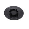 Matte Black Wheel Centre Hub Cap Trim 51907951 for FIAT