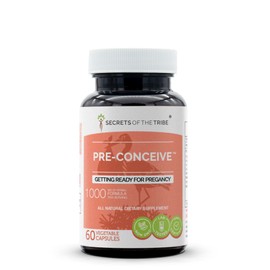 Secrets of the Tribe - Pre-Conceive, Preparing for Pregnancy, Herbal Supplement Blend (60 Capsules)