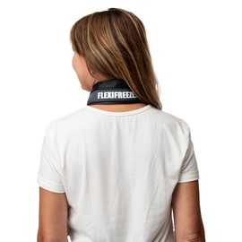 FlexiFreeze Cooling Collar - Neck Cooling Ice Wrap, Charcoal
