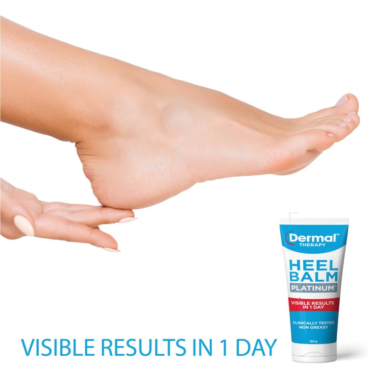 Dermal Therapy Heel Balm Platinum | Clinically tested to hydrate