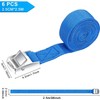 COOLKITALENT Correa de Amarre 2.5M, 6 Piezas Cinchas de Amarre