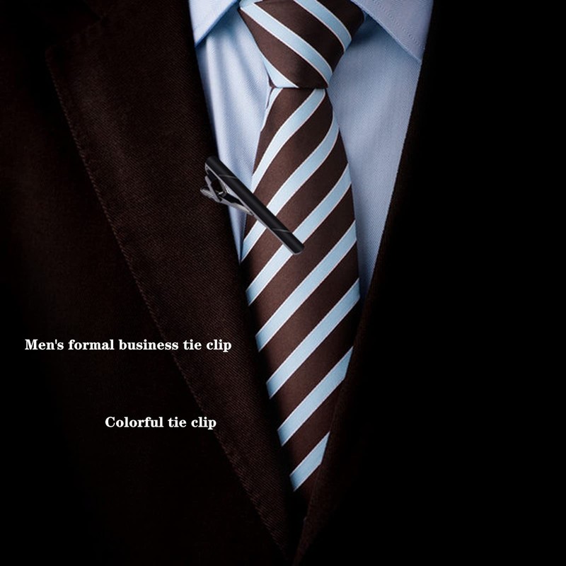 Kaluroil 2 Pieces Tie Clip, Classic Business Style, Tie Clip