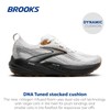 Brooks Men’s Glycerin 22 Neutral Running Shoe - White/Grey/Black -