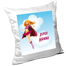 Cushion with Name Hanna And Beautiful Baby Girl Cuddly Pillow Name