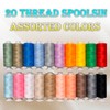 20 Color Handy Polyester Sewing Threads 120 yds Each