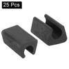 sourcing map 25Pack Rectangle Shaped Chair Legs Tips, Fitting 7-8mm