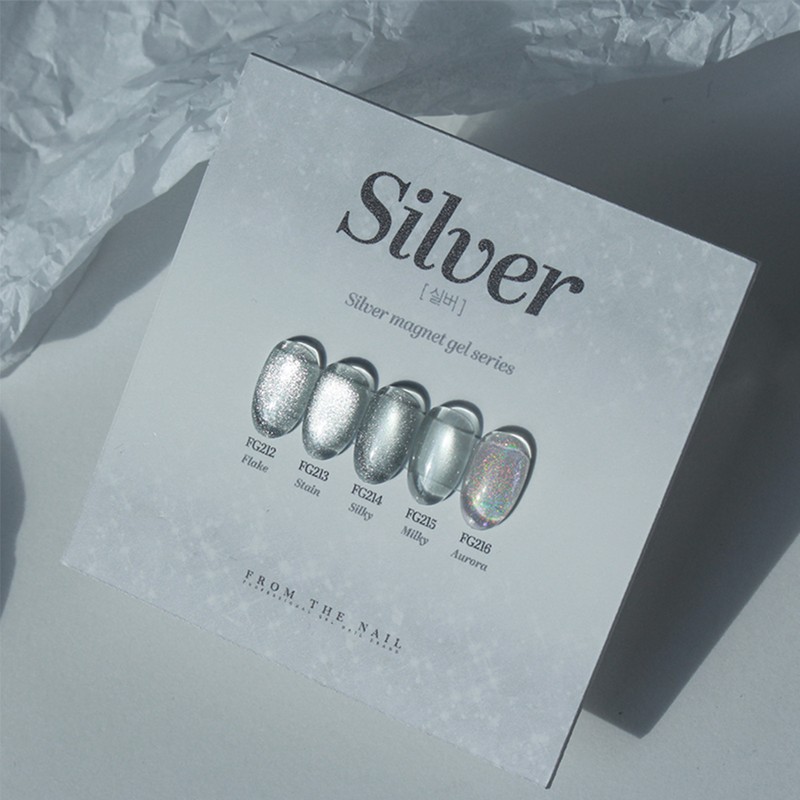 classic nail From the Nail Magnet Gel Silver + 30