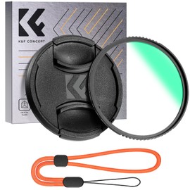 K&F Concept 62MM UV Filter Ultra Slim Japan Optics Multi Coated Ultraviolet Protection Lens Filter with Lens Cap (Nano-K Series)