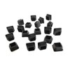 Gizhome Square Plastic Polyethylene Plug 1"x 1", Tubing End Cap,