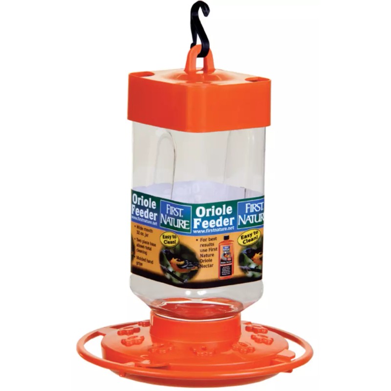 FIRST NATURE ORIOLE FEEDER 32 OZ WIDE MOUTH #3088 EASY