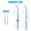 2Pcs Replacement Classic Jet Tips for Waterpik Flosser, Flosser Refill