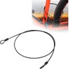 Bicycle Security Cable Lock, Double Loop Stainless Steel Wire, External