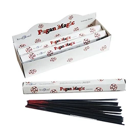 STAMFORD INC. 37522 Pagan Magic Incense Sticks, 20 Sticks x 6 Packs