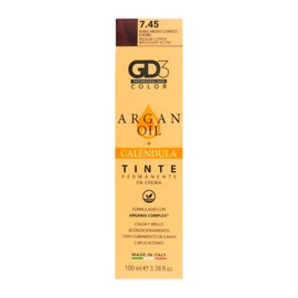 GD3 Tinte en Crema Permanente 7.45 Rubio Medio Cobrizo Caoba 100Ml