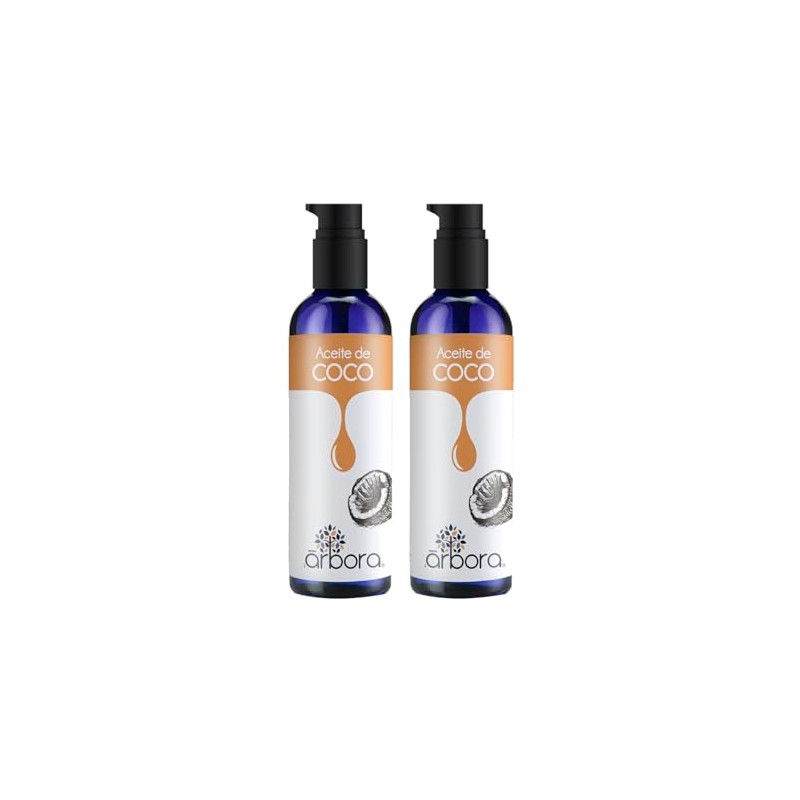 Árbora Aceite de Coco puro para piel cabello y uñas