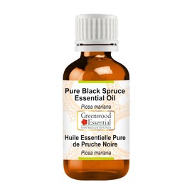 Greenwood Essential Pure Black Spruce Essential Oil (Picea Mariana) Steam Distilled 15ml (0.50 oz)